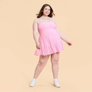 NWT! Popflex Blogilates Viral Taylor Swift Ballerina Active Dress Pink Size 1X